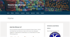 Desktop Screenshot of kiwanisogeecheefair.org