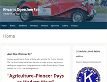 Tablet Screenshot of kiwanisogeecheefair.org